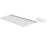 Logitech Slim MK470 tastatur Mus inkluderet Universel RF trådløst QWERTY US International Hvid