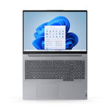 Lenovo ThinkBook 16 G7 ARP AMD Ryzen™ 7 7735HS Laptop 40,6 cm (16") WUXGA 32 GB DDR5-SDRAM 512 GB SSD Wi-Fi 6E (802.11ax) Windows 11 Pro Nordisk Grå