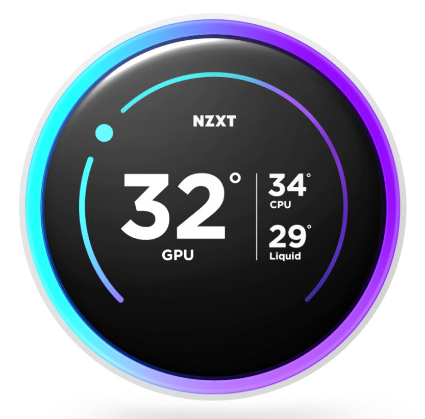 NZXT Kraken Elite 280 RGB Processor Alt-i-en væskekøler 14 cm Hvid 1 stk