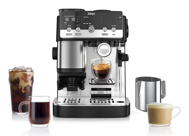 Ninja Luxe Caf MINI 2-i-1 kaffemaskine sort EU ES301EU