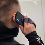 Rope case gel case med en lanyard kæde håndtaske lanyard Samsung Galaxy A22 5G rød