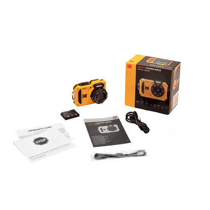 KODAK Digital Camera Pixpro WPZ2 4x WP 16MP wifi Yellow