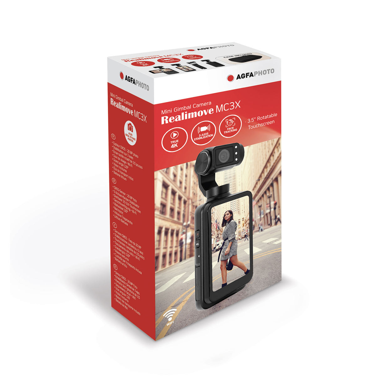 Agfaphoto Mini Gimbal Realimove Mc3 X 20 Mp 4 K