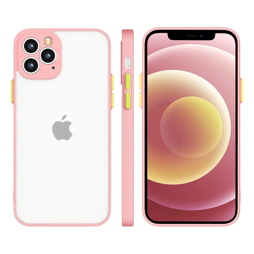 Milky Case silikone fleksible gennemsigtige sag til Samsung Galaxy A42 5G pink