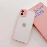 Milky Case silikone fleksibelt gennemsigtigt etui til Samsung Galaxy A42 5G pink