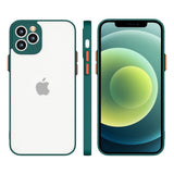 Milky Case silikone fleksible gennemsigtige sag til Samsung Galaxy A42 5G mørkegrøn