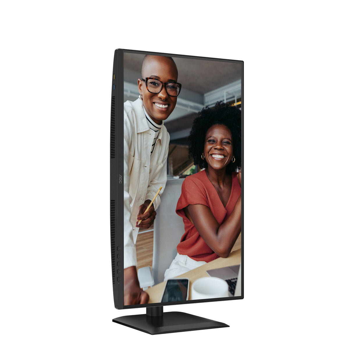 AOC 27E4CV computerskærm 68,6 cm (27") 1920 x 1080 pixel Fuld HD LED Sort