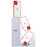 Milky Case silikone fleksible gennemsigtige sag til Xiaomi Redmi Note 10 / Redmi Note 10S rød