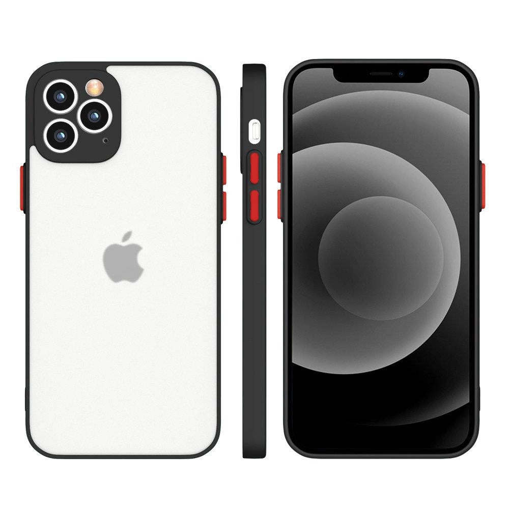 Milky Case silikone fleksible gennemsigtige sag til Samsung Galaxy A72 4G sort