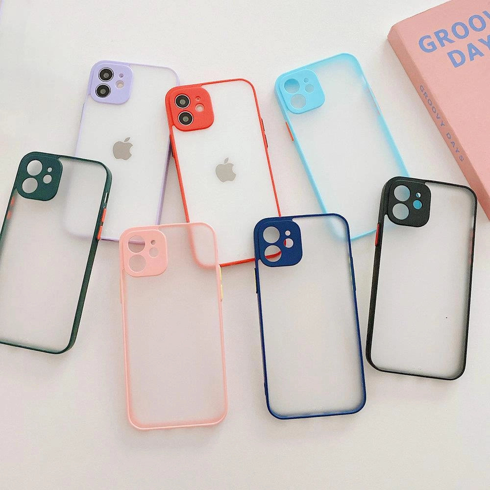 Milky Case silikone fleksible gennemsigtige sag til Samsung Galaxy A72 4G sort