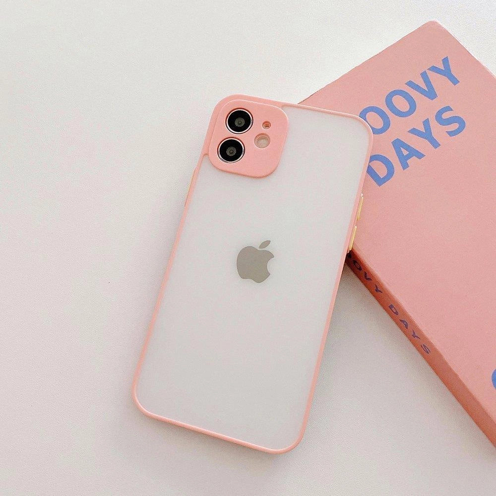 Milky Case silikone fleksible gennemsigtige sag til Samsung Galaxy A72 4G lyserød
