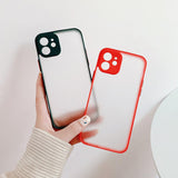 Milky Case silikone fleksibelt gennemskinneligt etui til Samsung Galaxy A22 4G sort