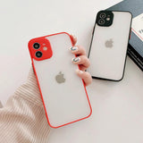 Milky Case silikone fleksibelt gennemskinneligt etui til Samsung Galaxy A22 4G sort