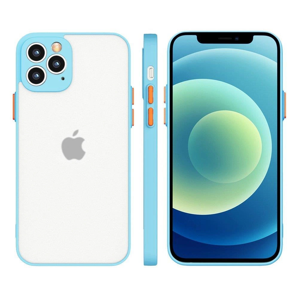 Milky Case silikone fleksible gennemsigtige sag til Samsung Galaxy A22 4G blå
