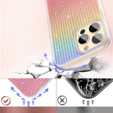 Kingxbar Travel Series luksuriøse elegante tilfælde til iPhone 13 Pro orange (Sunset)