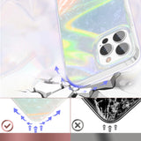 Kingxbar Shell Series luksuriøst elegant telefonfoder til iPhone 13 Pro perleblå