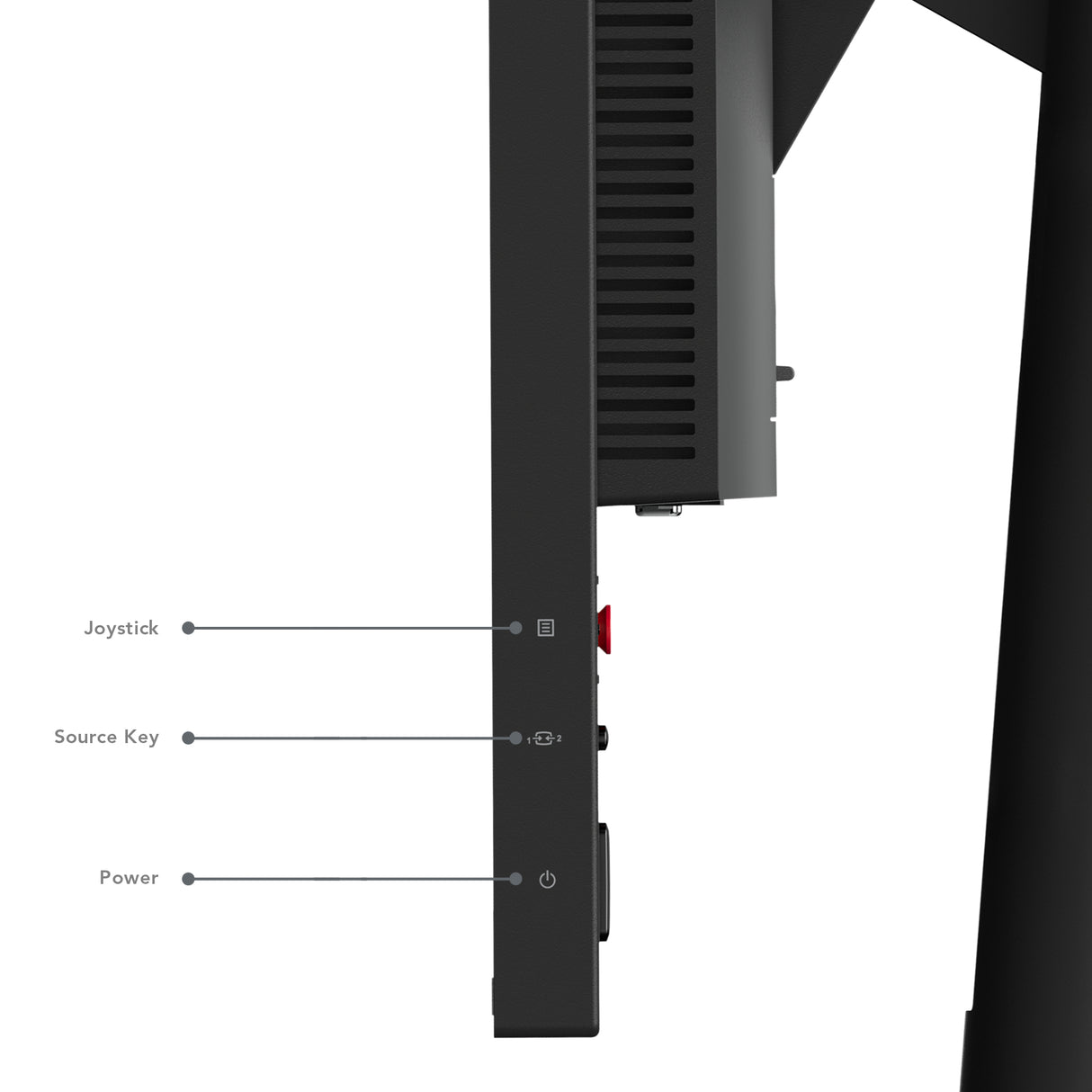 Lenovo ThinkVision T24d-30 LED display 61 cm (24") 1920 x 1200 pixel Fuld HD Sort