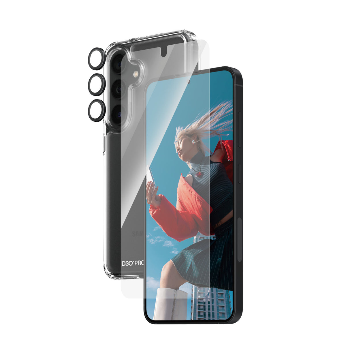 PanzerGlass ® 3-i-1 Beskyttelsespakke Samsung Galaxy S24 | Ultra-Wide Fit