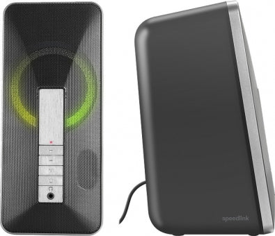 SPEEDLINK LAVEL Sort, Grå Kabel & trådløs 10 W