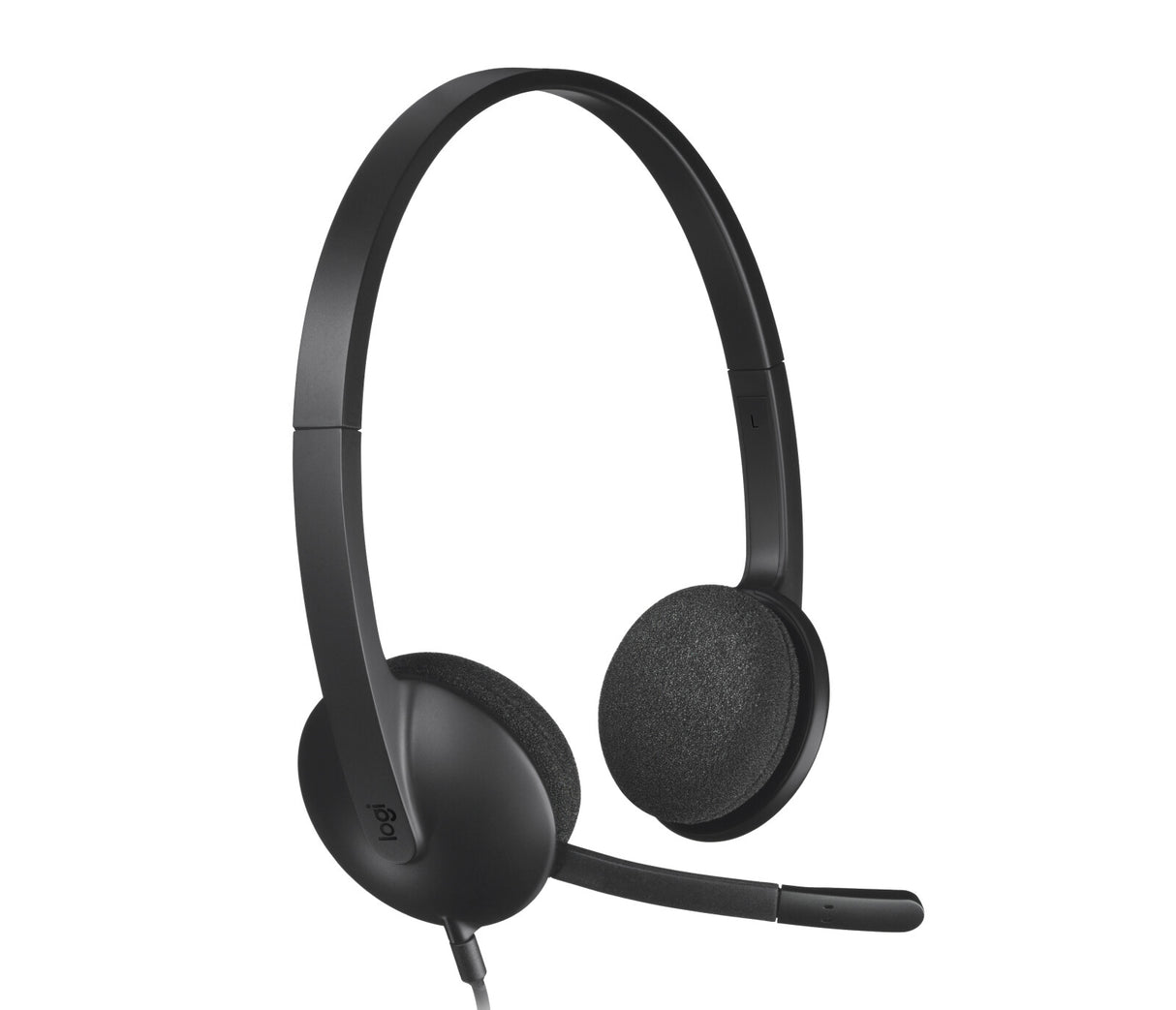 Logitech H340 USB Headset Ledningsført Kontor/Callcenter USB Type-A Sort