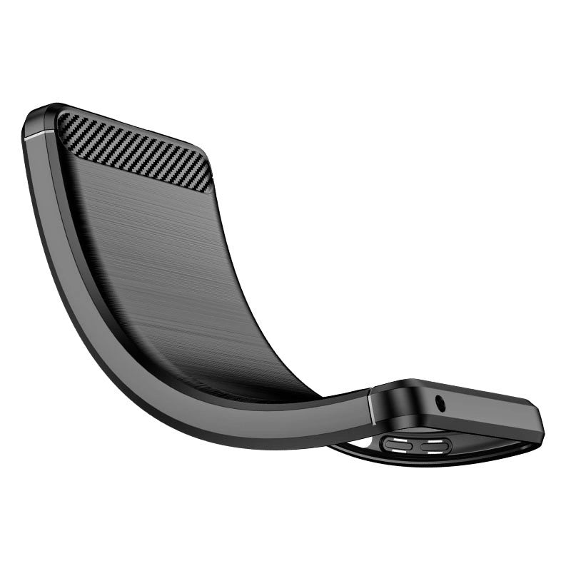 Carbon Case Fleksibel dækning Case til Samsung A03S EU (166.5) sort
