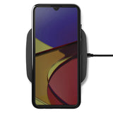 Thunder Case Flexible Tough Rugged Cover TPU Case til Samsung Galaxy A03s sort