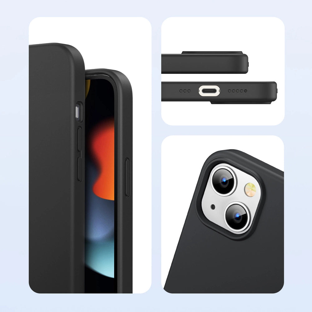 Ugreen beskyttende silikone Case gummi fleksible silikone cover til iPhone 13 mini sort