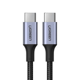 Ugreen US316 90120 USB-C - USB-C PD QC FCP kabel 100W 5A 480Mb/s 3m - grå