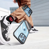 Ugreen Fusion Kickstand Case iPhone 13 Pro Hard Cover med Gel Frame og Stand sort (90153)