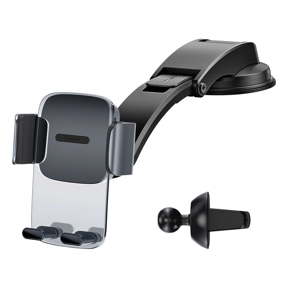 Baseus 2in1 bilholder til cockpit og ventilationsgrill sort (SUYK000001)