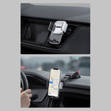 Baseus 2in1 bilholder til cockpit og ventilationsgrill sort (SUYK000001)