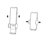 Baseus 2in1 bilholder til cockpit og ventilationsgrill sort (SUYK000001)
