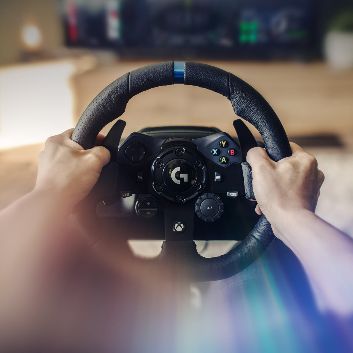 Logitech G G923 Sort USB 2.0 Rat + Pedaler Analog/digital PC, Xbox One, Xbox Series S, Xbox Series X
