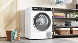 Bosch Serie 6 WQK2420LSN tørretumbler Fritstående Front-læsning 9 kg Hvid