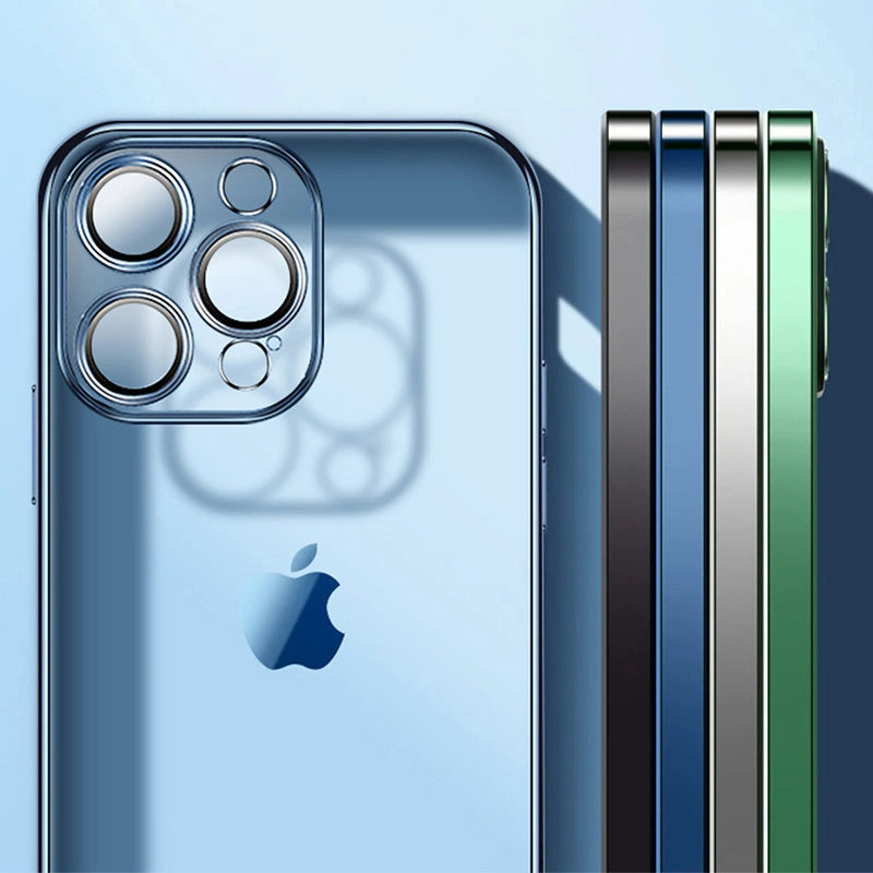 Joyroom Chery Mirror Case Cover til iPhone 13 Pro Metallic Frame Silver (JR-BP908 sølv)