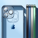 Joyroom Chery Mirror Case Cover til iPhone 13 Pro Metallic Frame Silver (JR-BP908 sølv)