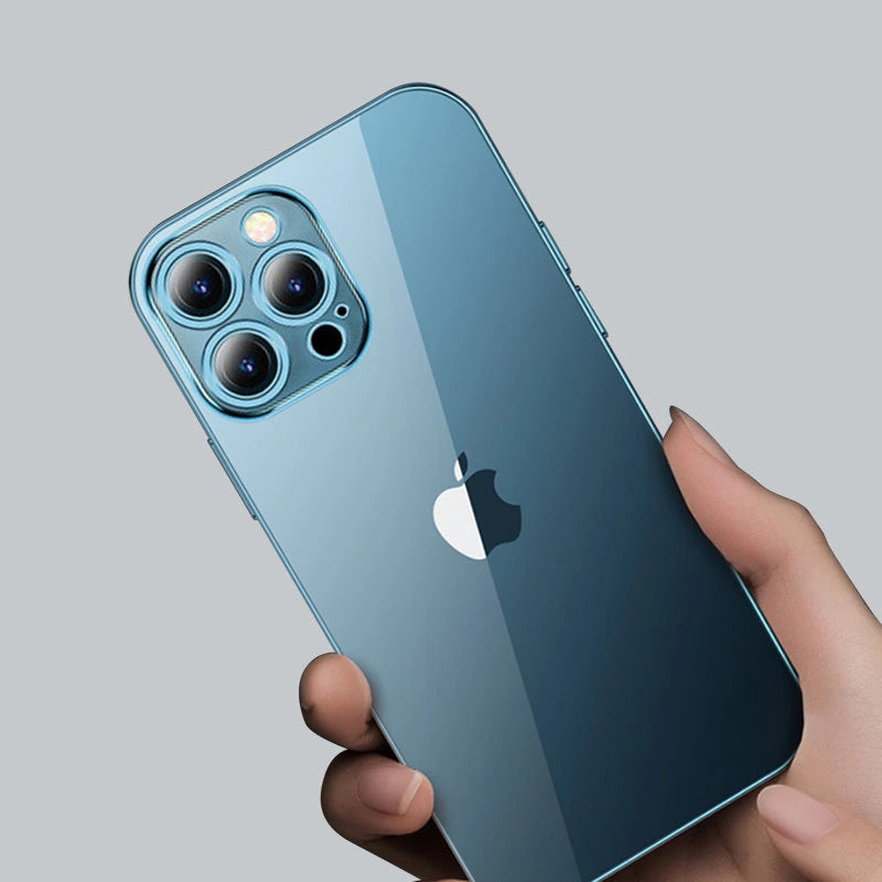 Joyroom Chery Mirror Case Cover til iPhone 13 Pro Metallic Frame Silver (JR-BP908 sølv)