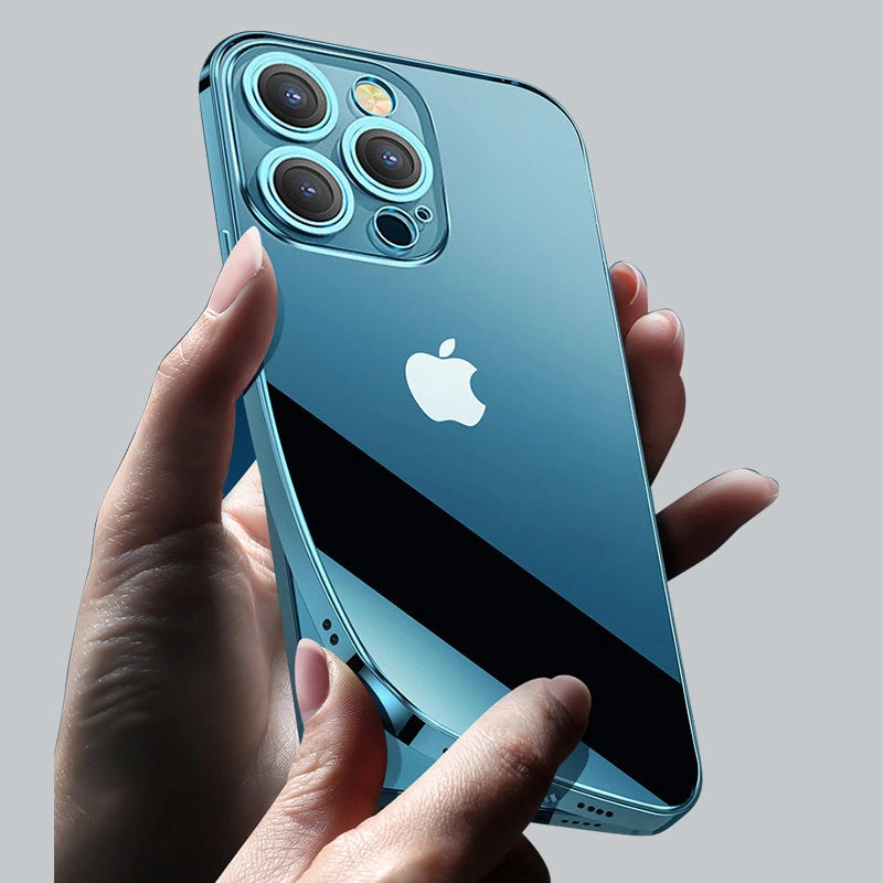 Joyroom Chery Mirror Case Cover til iPhone 13 Pro Metallic Frame Silver (JR-BP908 sølv)