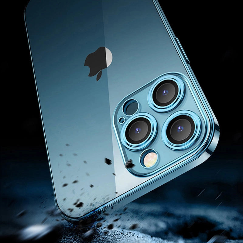 Joyroom Chery Mirror Case Cover til iPhone 13 Pro Metallic Frame Silver (JR-BP908 sølv)