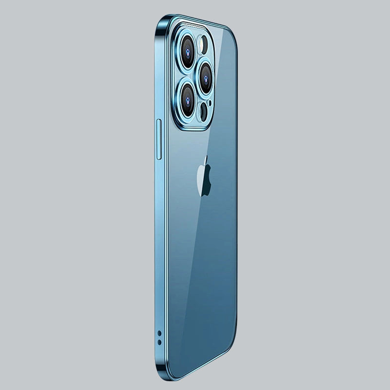 Joyroom Chery Mirror Case Cover til iPhone 13 Pro Metallic Frame Silver (JR-BP908 sølv)