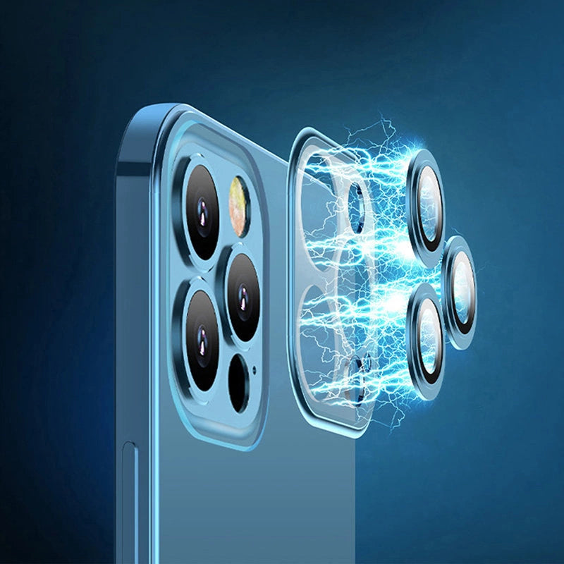 Joyroom Chery Mirror Case Cover til iPhone 13 Pro Metallic Frame Silver (JR-BP908 sølv)
