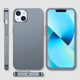 Joyroom 360 Full Case forside og bagside til iPhone 13 + skærmbeskytter af hærdet glas grå (JR-BP927 tranish)