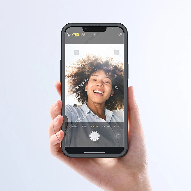Joyroom 360 Full Case forside og bagside til iPhone 13 Pro + skærmbeskytter af hærdet glas sort (JR-BP935 sort)