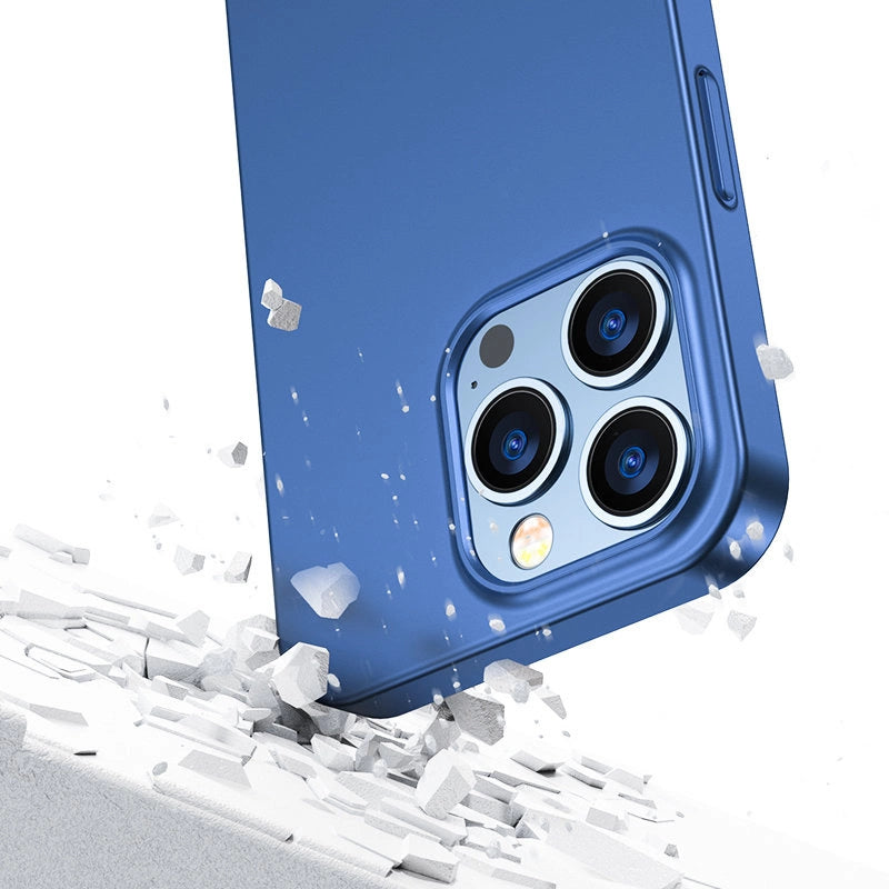 Joyroom 360 Full Case forside og bagside til iPhone 13 Pro + skærmbeskytter af hærdet glas blå (JR-BP935 blå)