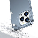 Joyroom 360 Full Case forside og bagside til iPhone 13 Pro + skærmbeskytter af hærdet glas grå (JR-BP935 tranish)