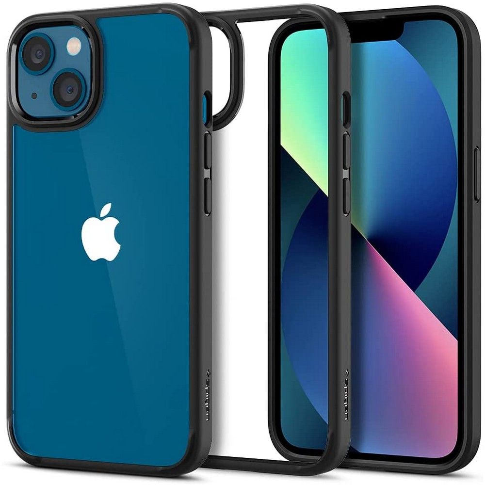 Spigen Ultra Hybrid iPhone 13 Case - Matte sort