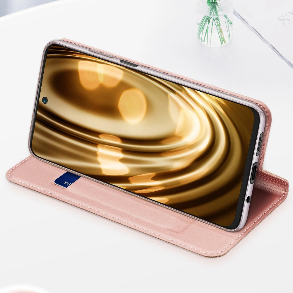 Dux Ducis Skin Pro Bookcase type kuffert til Xiaomi Redmi 10 guld