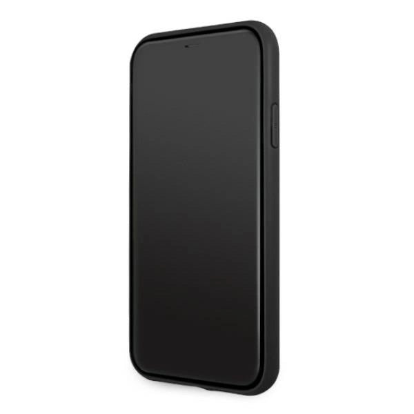 Etui BMW BMHCN61RSWPK iPhone 11 6,1" / Xr sort/sort hårdkasse Læder Perforeret