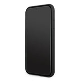 Etui BMW BMHCN61RSWPK iPhone 11 6,1" / Xr sort/sort hårdkasse Læder Perforeret