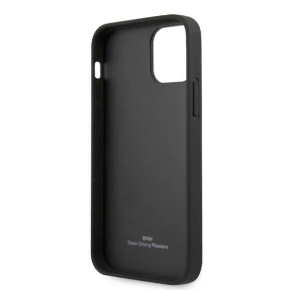 Etui BMW BMHCP12LRCDPK iPhone 12 Pro Max 6,7" sort/sort hårdkasse læder Deboss